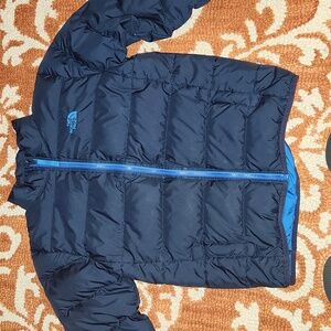 The North Face Kids Dark Blue Puffer Jacket